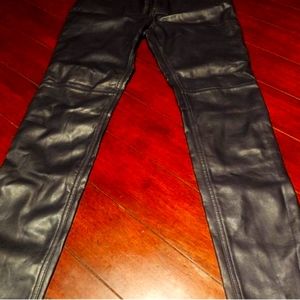 Leather look like pants
